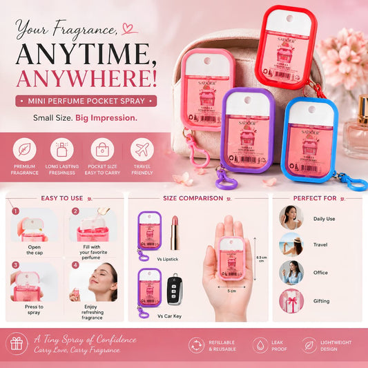 Mini Cute Fragrance Perfume – Long-Lasting Pocket Size Scent