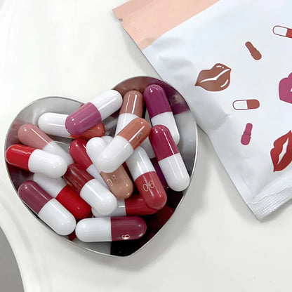 Mini Capsule Lipstick Collection (18 Pcs) – Smooth, Hydrating & Portable